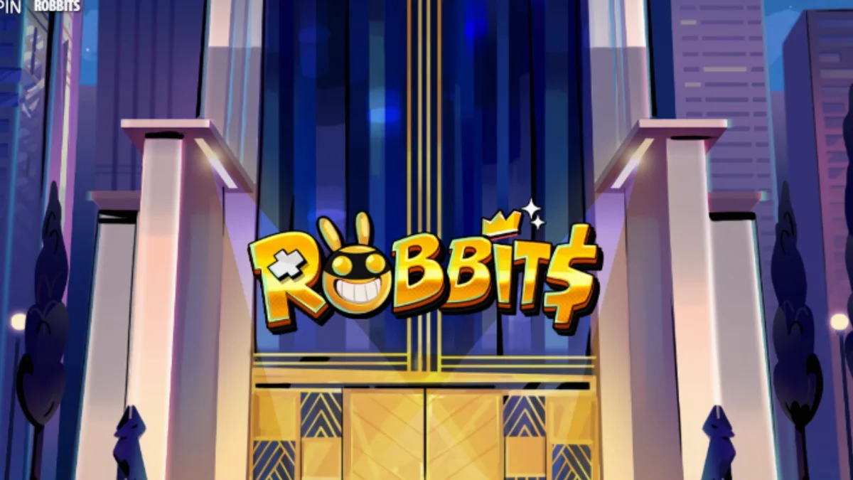 Karakter kelinci kriminal dalam slot Robbits oleh Quickspin