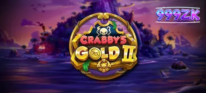 Tampilan visual permainan slot Crabby’s Gold II dengan tema bajak laut